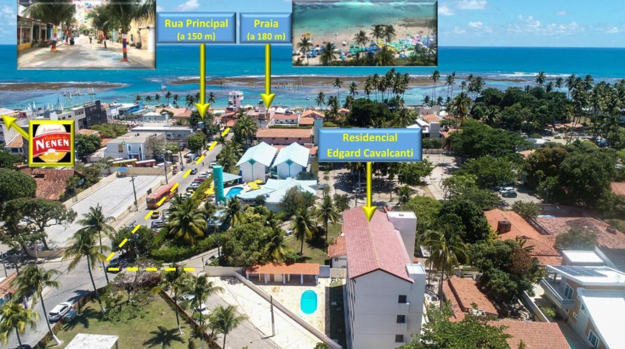 Flat Estudio A 150 Metros Da Praia De Pôrto das Galinhas Εξωτερικό φωτογραφία